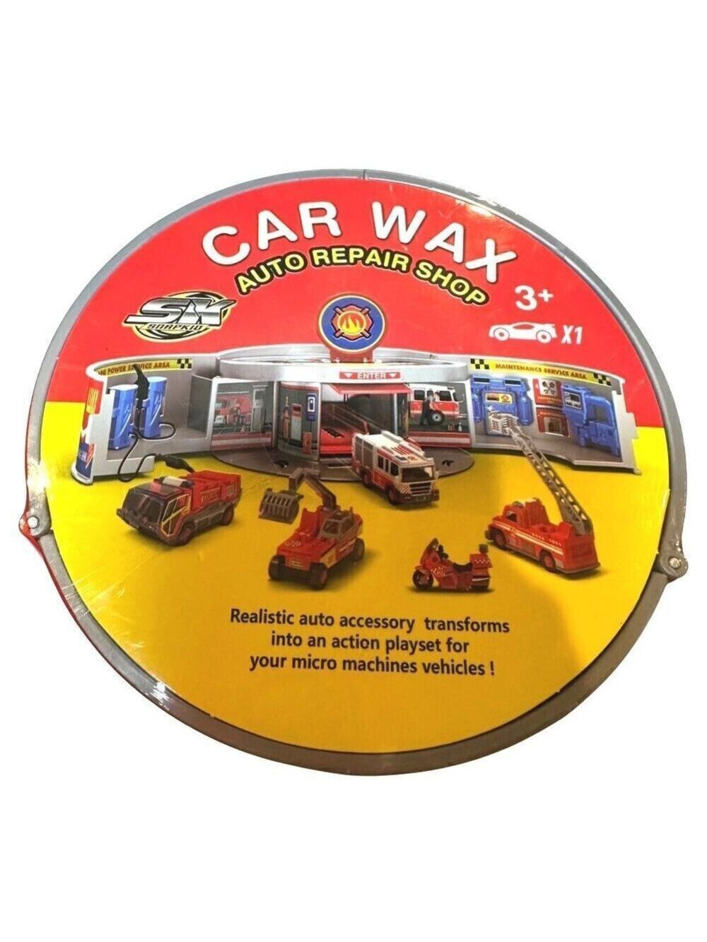 Max Car Wax Auto Repair Shop Playset Fire Vehicle Secret Accessories Toy Gift